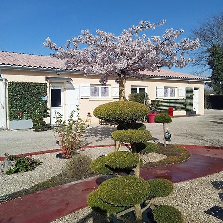 Une Pause Quelque Part Au Jardin Des Erables Et Des Niwakis Saint-Medard-de-Guizieres Εξωτερικό φωτογραφία