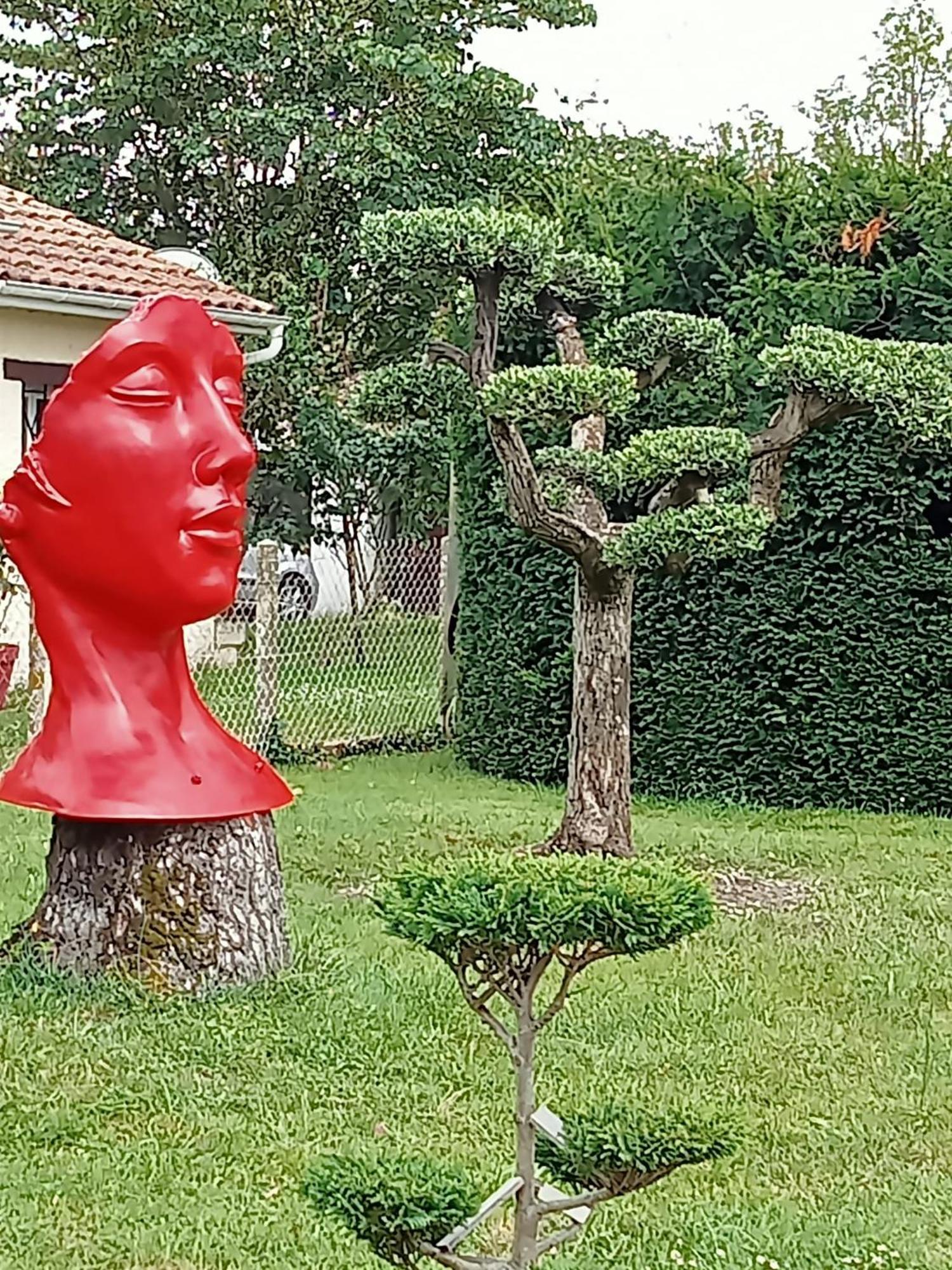 Une Pause Quelque Part Au Jardin Des Erables Et Des Niwakis Saint-Medard-de-Guizieres Εξωτερικό φωτογραφία
